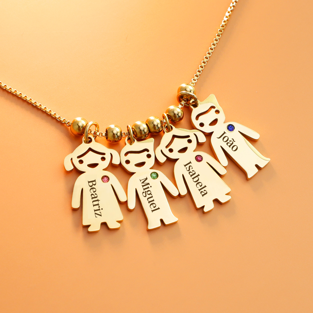 Colar Amor de Mãe - Personalizavel - Presente Perfeito [ATÉ 4 PINGENTES]