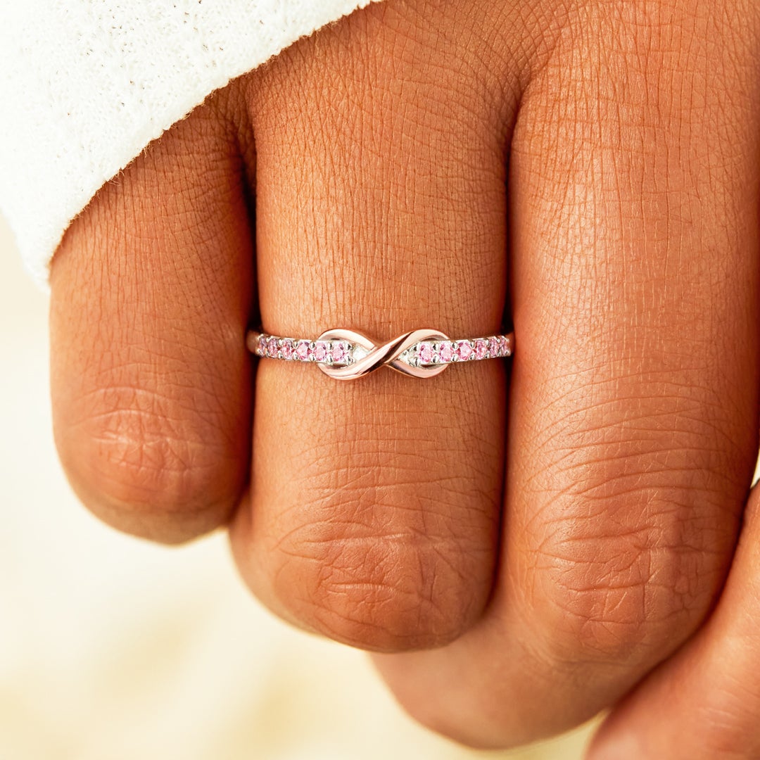 Valentine's Day Daughter Infinity Ring