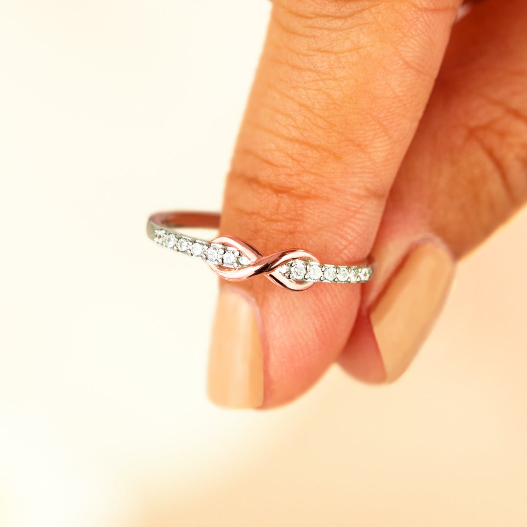 Valentine's Day Daughter Infinity Ring