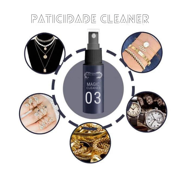 Kit Spray MagiCleaner Limpador de Joias Diamante, Prata, Ouro e Semijoias FRETE GRÁTIS SÓ HOJE