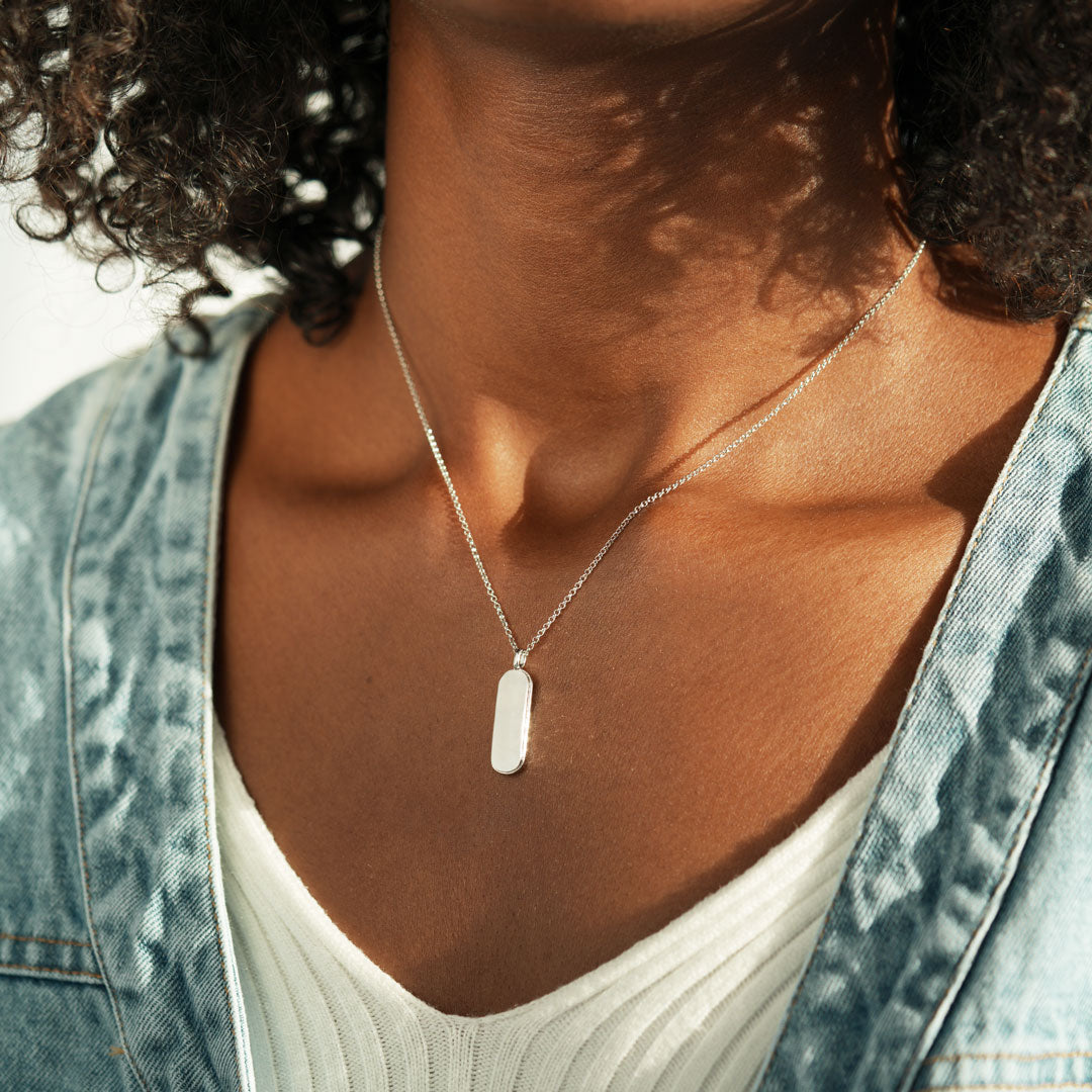 Forever Projection Bar Necklace