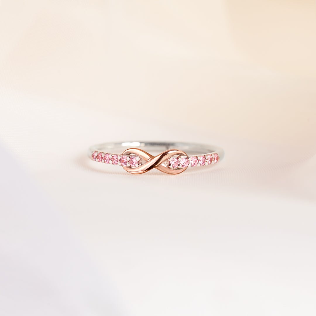 Valentine's Day Daughter Infinity Ring