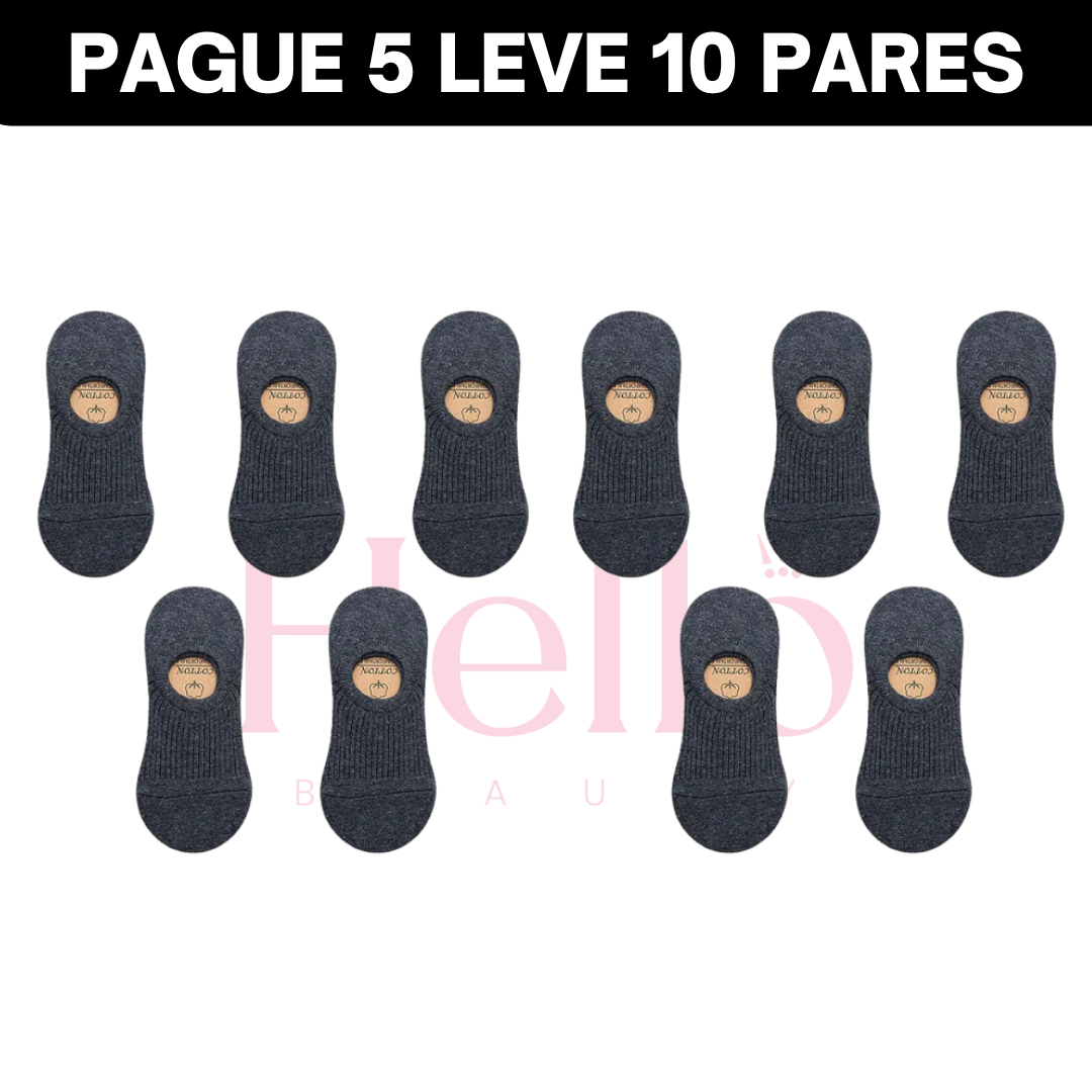 [PAGUE 3 LEVE 5]  MEIAS INVISIFIT - ANTI SUOR E ANTI ODOR [FRETE GRÁTIS SÓ HOJE]