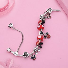 Pulseira  Crystal Mickey Minnie