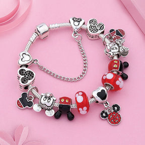 Pulseira  Crystal Mickey Minnie