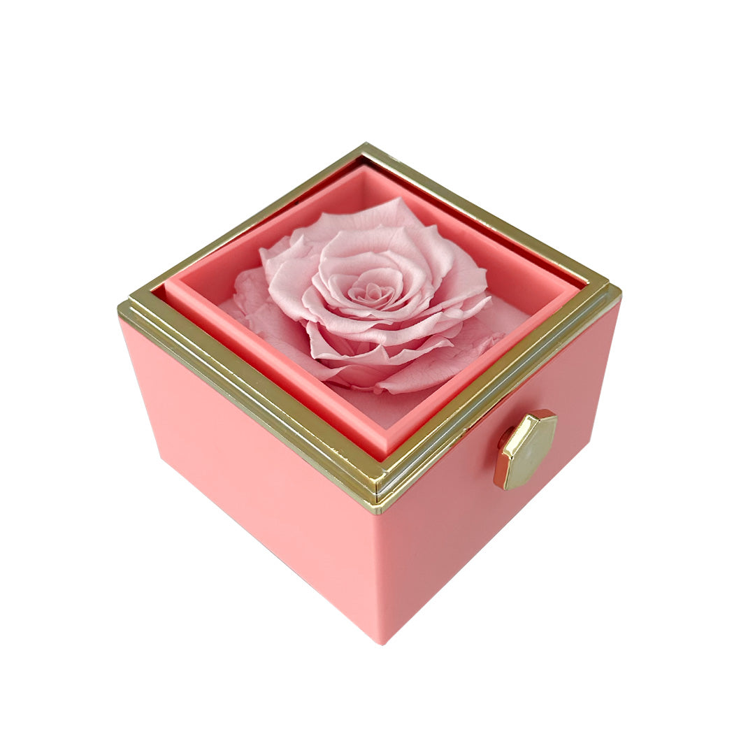 Colar Personalizado Com Rosa Verdadeira - Para Meu Amor