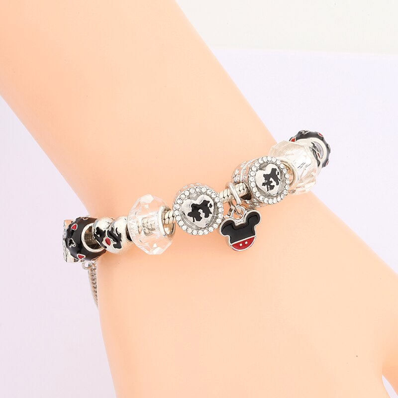 Pulseira Berloque Mickey Cartoon