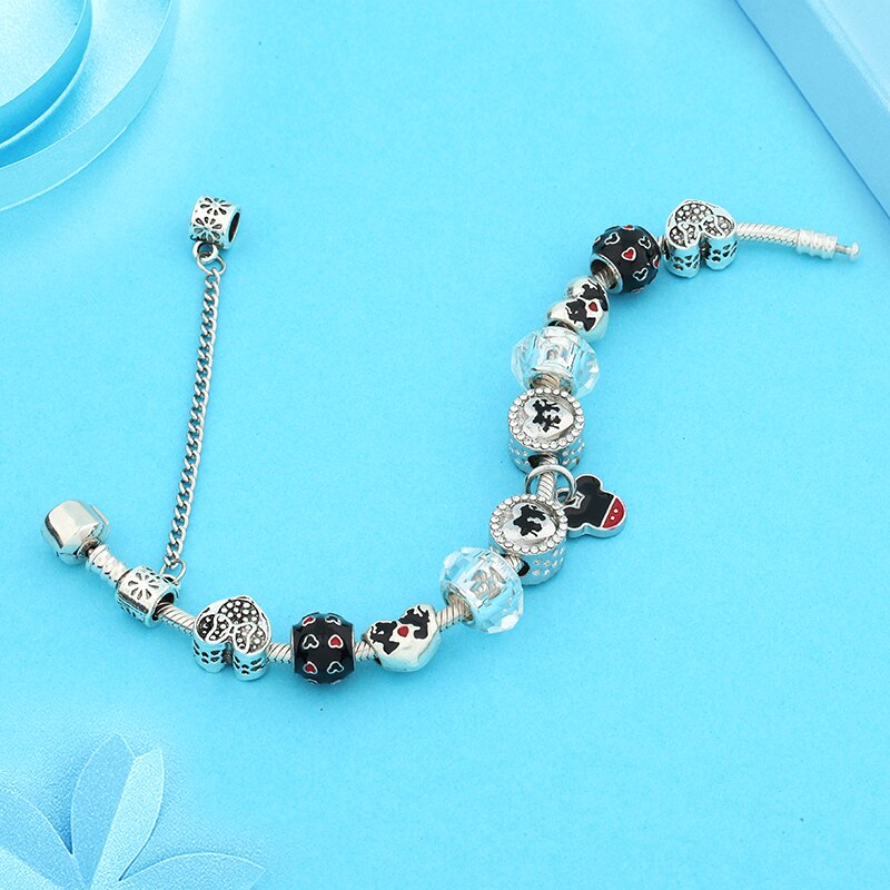 Pulseira Berloque Mickey Cartoon