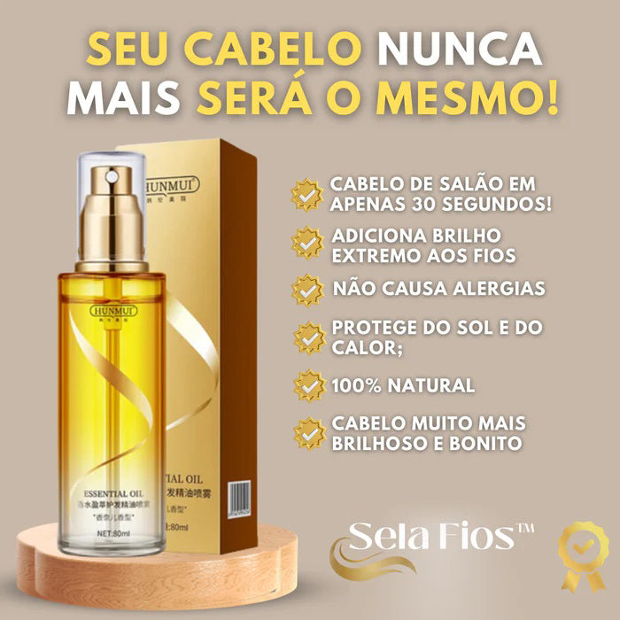 Divino Spray de Cabelo SelaFios™ 10 em 1