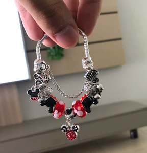 Pulseira  Crystal Mickey Minnie