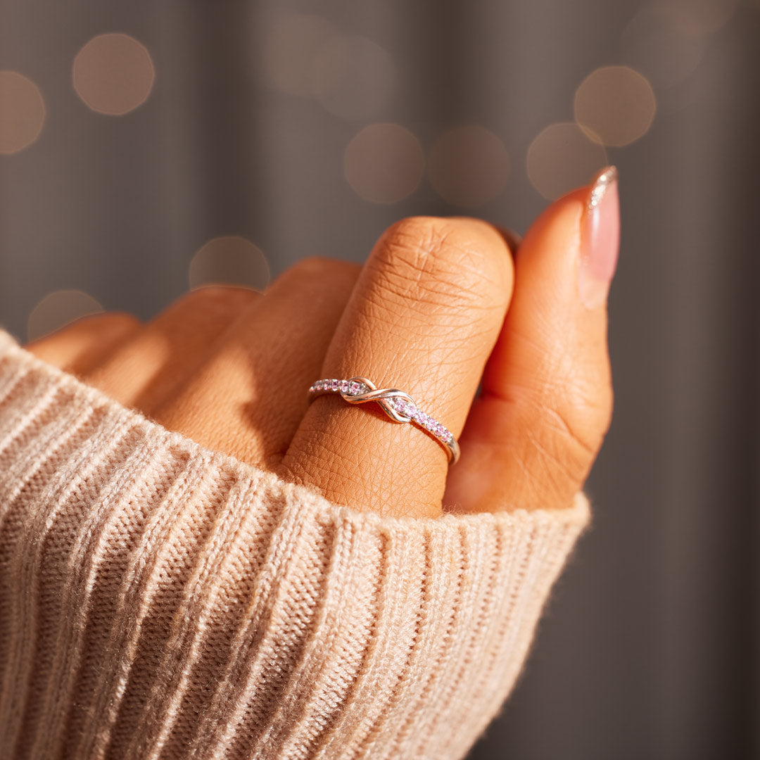 Valentine's Day Daughter Infinity Ring